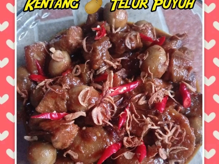 Langkah Mudah untuk Membikin Resep Lapis Ayam,Kentang,Telur Puyuh yang Uenak Anti Ribet, Menggugah Selera