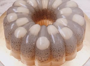 Foto resep Milk Selasih Longan Puding Rasa mirip Puding Mentega 🥰