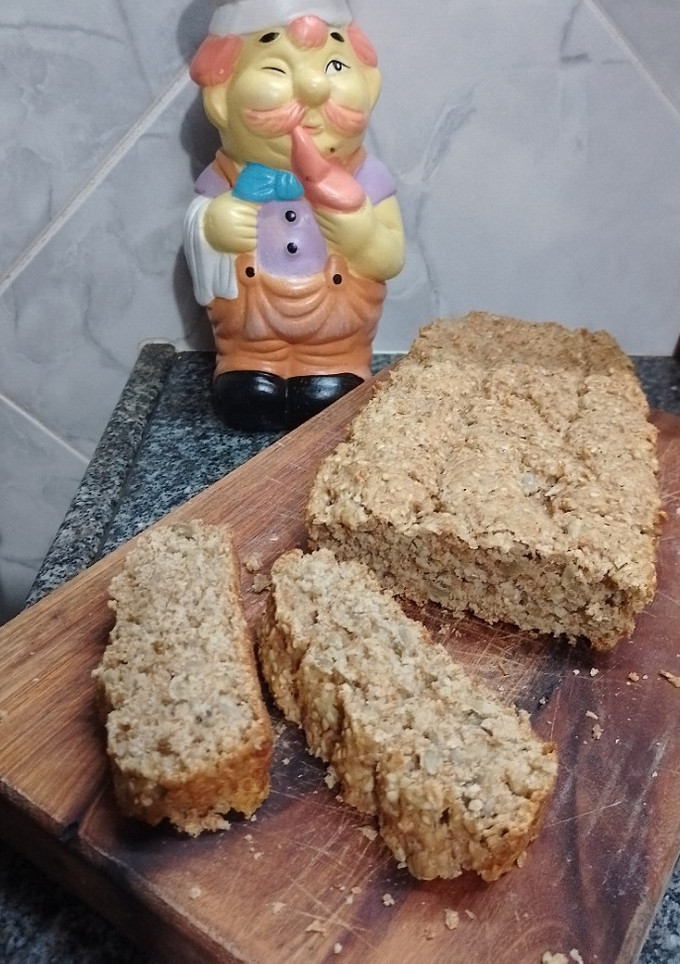 Una foto de Pan integral con semillas girasol y sésamo, vegano 🍞
