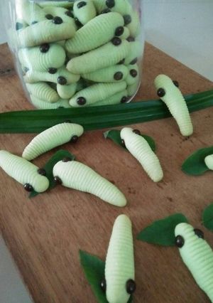 Foto resep Kukis ulat 🐛