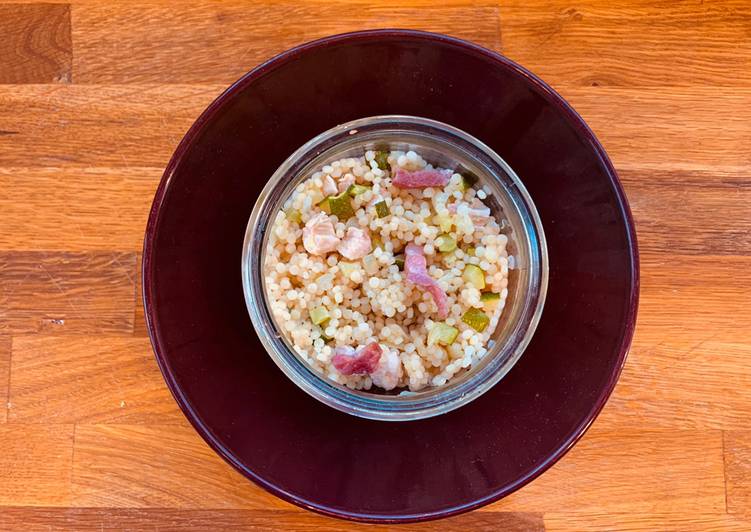 Step-by-Step Guide to Prepare Quick Cous Cous Perlato di Farro con Pollo e Zucchine in Vasocottura