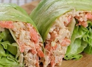 Foto de Rolinhos de Salmão e Cream Cheese