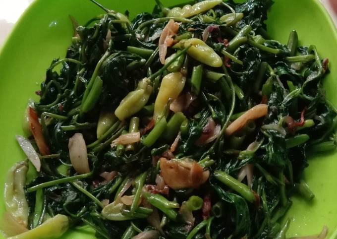 Resep Cha kangkung mantap oleh Fhyrax Hery - Cookpad