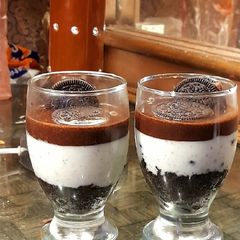 A picture of 😇😇OREO pudding😇😇.