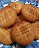 Galletas de Crema de Cacahuate (4 ingredientes)