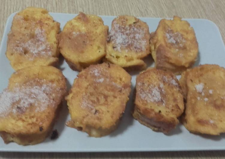 Torrijas de café con leche