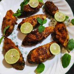 A picture of Amritsari fried fish.