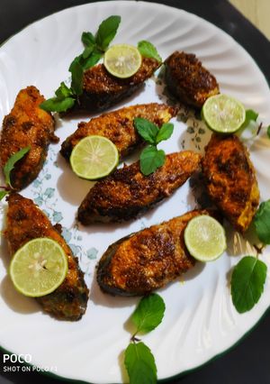 A picture of Amritsari fried fish.