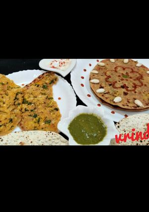 A picture of Mooli Paratha.