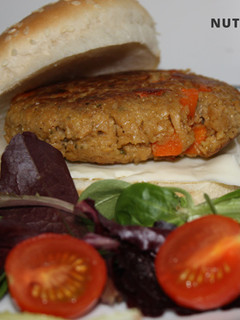 Una foto de Hamburguesa vegetariana de soja texturizada