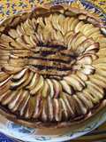 Tarte pommes cranberries pêche (pâte brisée cranberry pêche)