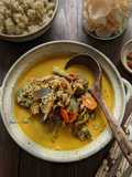 Lodeh Terong Tahu Kacang Panjang dan Teri
