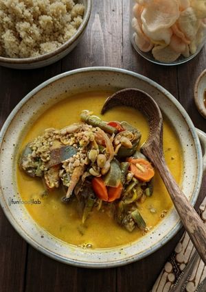 Foto resep Lodeh Terong Tahu Kacang Panjang dan Teri