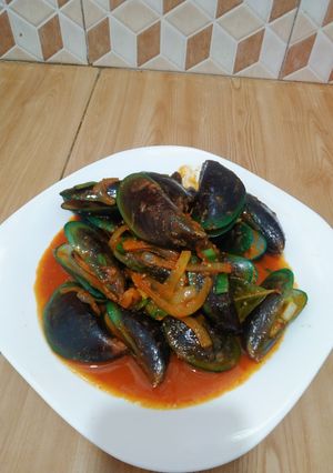 Foto resep Kerang hijau pedas manis