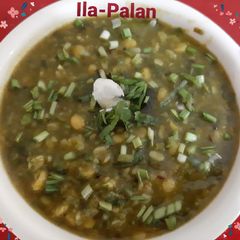 A picture of Palak Spring Garlic Trevti Dal.