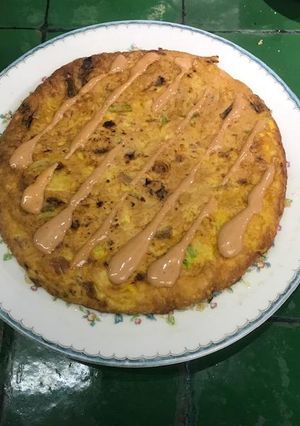 Una foto de Tortilla okonomiyaki