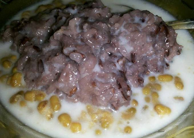 Resep Bubur kacang ijo ketan item oleh Ivone Agnes