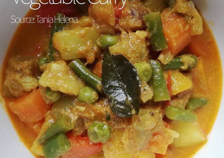 Langkah Mudah untuk Membuat 38. Vegetable Curry, Bisa Manjain Lidah