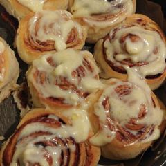 A picture of Cinnamon rolls.