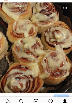 A picture of Cinnamon rolls.