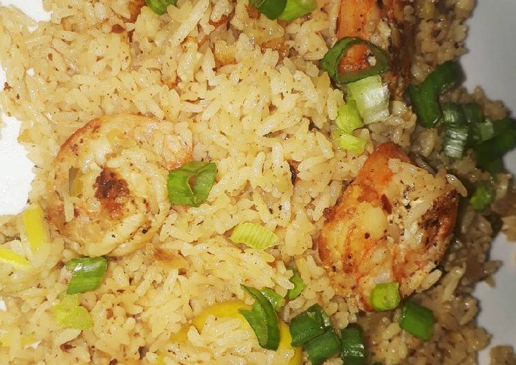 Step-by-Step Guide to Make Speedy Lemon prawn rice