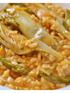 Una foto de Arroz meloso con verduras (Thermomix)