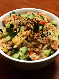 日式炒飯(蛋素) 的食譜成品照片