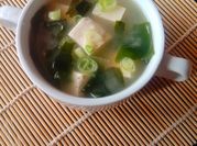 Gambar sup miso rumput laut
