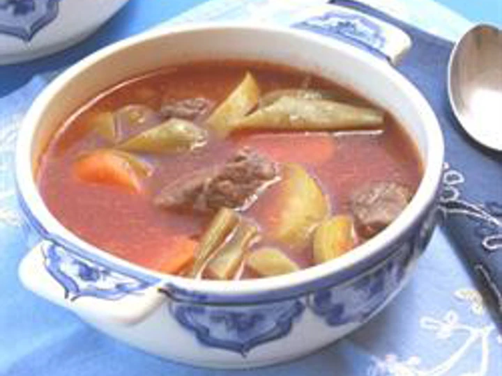 Recipe Vegetables and meat soup - shorbet khodra w lahmeh the Awesome  Tasty