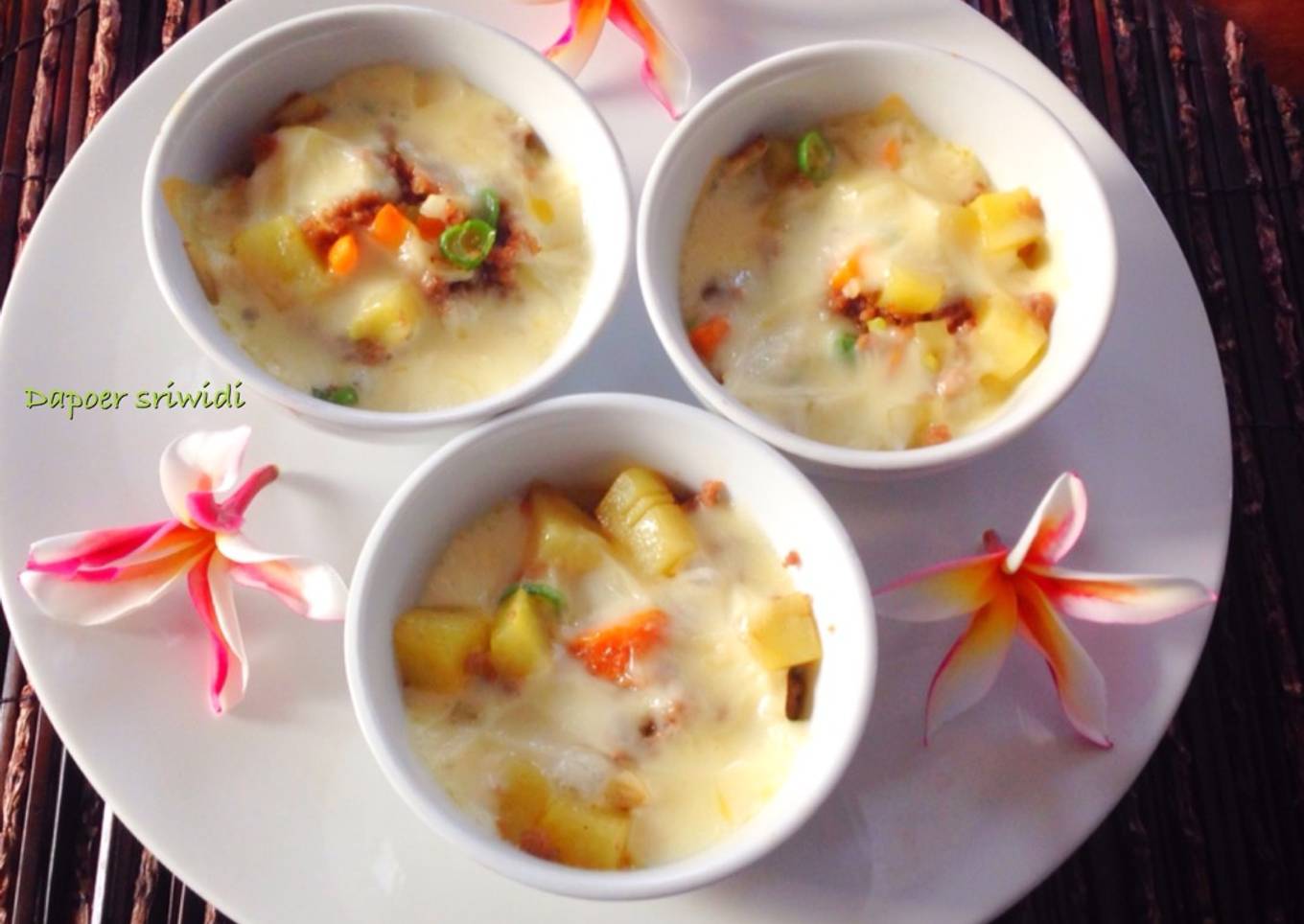 Kentang panggang keju (menu batita)