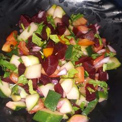 Beetroot salad A picture of Beetroot salad.
