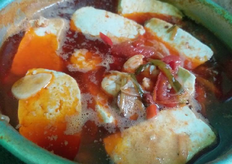 Asem-asem udang & tahu