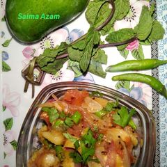 Kairi piyaz hari mirch chutni😋کیری پیاز ہری مرچ چٹنی😋 A picture of Kairi piyaz hari mirch chutni😋کیری پیاز ہری مرچ چٹنی😋.