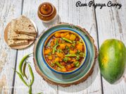 A picture of raw papaya curry