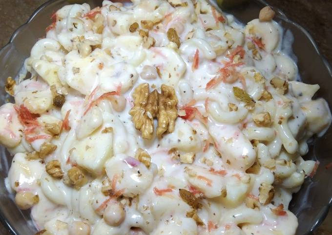 Recipe of Speedy Creamy Pasta Fruit Chaat 😋