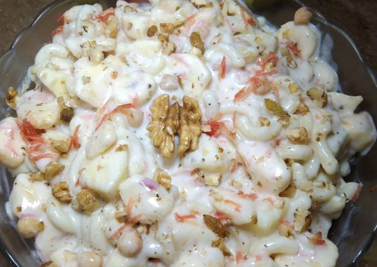 Simple Way to Make Perfect Creamy Pasta Fruit Chaat 😋