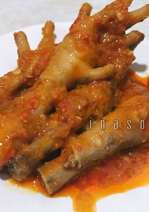 Foto resep Ceker Pedas Asam