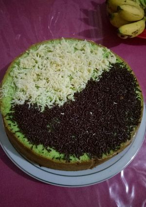 Foto resep Sponge cake Pandan Coklat Keju