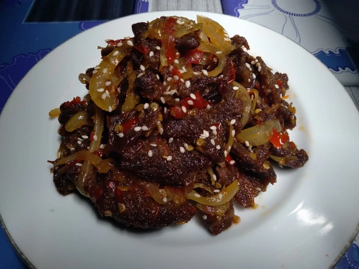 Cara Mudah Membuat Resep Dendeng Sapi Balado yang Enak Banget