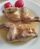 Codornices en salsa