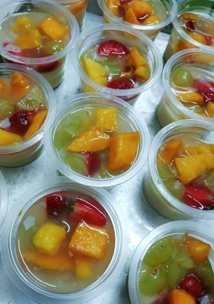 Foto resep Puding Buah Susu