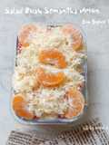 Salad Buah Semangka Melon Saus Yoghurt Keju