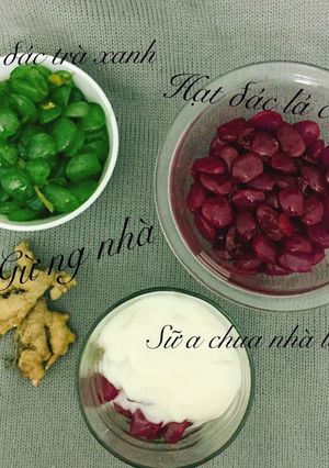 Hình của món Sữa chua hạt đác.