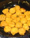 Ñoquis bolita de calabaza en manteca