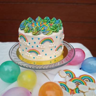 Armario Elemental Ananiver Torta arcoíris Receta de Paola- Cookpad