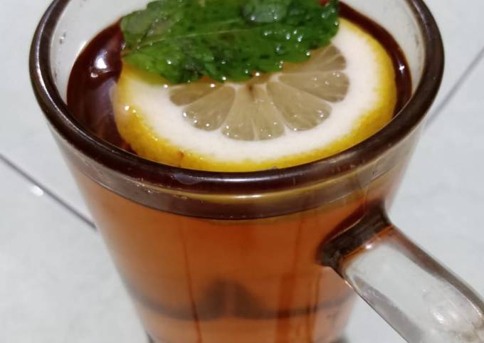 Anti Ribet, Memasak Lemon Tea Mint Enak