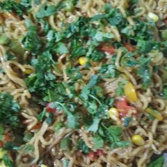 A picture of Vegetable Masala Tadaka Maggi.