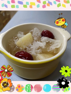 山藥燉冰糖木耳-膠原蛋白美顏湯 的食譜成品照片