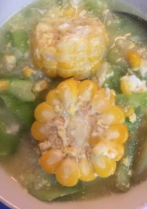 Foto resep Oyong oseng jagung dan telur
