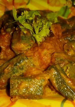 ভেন্ডি বাটার মশালা (Bhindi Butter Masala recipe in Bengali) রেসিপির প্রধান ছবি